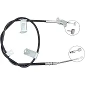 A.B.S. . Handbremsseil Seilzug Feststellbremse für HONDA INSIGHT (ZE) Hinten Links K14126
