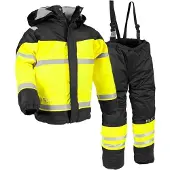 Blakläder Regenset Kinder 4860 2003 in schwarz/gelb, Größe:164