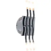 Globo Lighting Wandlampe aus verchromtem Metall und Glas MEDUSA