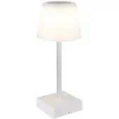 Globo LED Tischleuchte, weiß, Touchdimmer, Akku, H 25,5 cm
