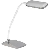 Fischer Leuchten LED Tischlampe Touchdimmer 3 Stufen Nachttischlampe weiß verstellbar, 5W 450lm warmweiß, LxBxH 16,5x10,8x58 cm