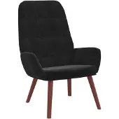 vidaXL Relaxsessel Schwarz Samt