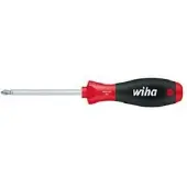 Wiha Schraubendreher SoftFinish Pozidriv mit Rundklinge PZ2 x 100 mm