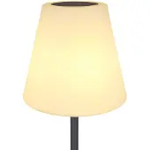 Globo RGB LED Solar Stehleuchte, schwarz, weiß, Farbwechsel, H 150 cm