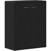 vidaXL Sideboard Schwarze Eiche 60x30x75 cm Holzwerkstoff