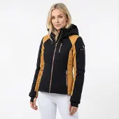 Sun Valley Skijacke Korp W Schwarz/Camel Schwarz M