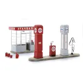 Artitec Fertigmodell Tankstelle Esso-Standard 387.634