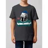Wat? Apparel T-Shirt Walross in Grau | Gr.: 152-164