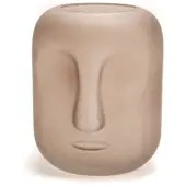 Amadeus Vase Maske braun - Anderes Glas 16x16 cm