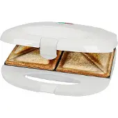 Clatronic ST-3813 - Sandwich-Toaster - 2-Scheiben Antihaft Weiß