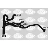 SASIC Kühlerschlauch Wasserschlauch für RENAULT LAGUNA III Grandtour (KT0/1) 3404202