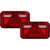 Aspöck MULTILED IV LED-Rückleuchten, Bajonettanschluss 5-PIN, 7 Funktionen, links + rechts