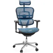 Hjh OFFICE Luxus Chefsessel ERGOHUMAN ULTRA GEN2 Ergonomischer Bürostuhl mit Armlehnen (höhenverstellbar) Netzstoff Drehstuhl für Büro, Zuhause