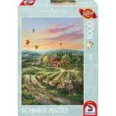 Schmidt Spiele Thomas Kinkade Studios: Peaceful Valley Vineyard, 1000 Stück(e), Landschaft, 12 Jahr(e)