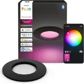 Philips Hue - White & Color Ambiance Slim Einbaustrahler - Schwarz - 90mm