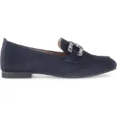 Gabor Slipper & Mokassin 5.210, Rauleder, Blau, Damen