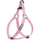Famanu Hundegeschirr extra klein, leicht und reflektierend - rosa