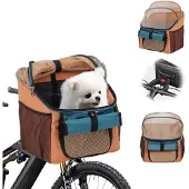Famanu Faltbare Hunde-Fahrradkorb - Orange