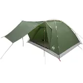 vidaXL Campingzelt 6 Personen Grün Polyester und Stahl