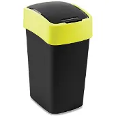 Curver Abfalleimer FLIP BIN 25 l schwarz/gelb