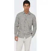 Only & Sons Karohemd "GUDMUND LS CHECKED SHIRT" Baumwolle, slim fit