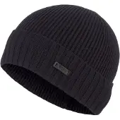 BOSS Beanie "Fati" aus Rippenstrick, unisex