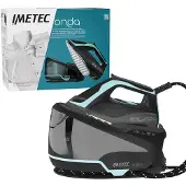 Imetec Onda P1, 2400 W, 300 g/min, Aluminium-Sockelplatte, 6 bar, 2,5 l, Schwarz, Türkis