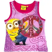 Minions Tanktop - Bob in Dunkelpink | Gr.: 104