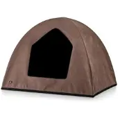 Knuffelwuff Hundehöhle Yucatan Velours XL 105 x 85 x 80cm Braun
