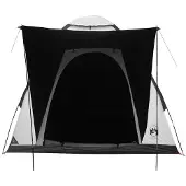 vidaXL Campingzelt mit Dach Weiß Blackout 190 x 140 x 105 cm