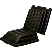 Rubbermaid Deckel für Kippmulde Tilt Truck, 0,4 m³, mit Griffen, L 1320 x B 708 x H 228 mm, schwarz