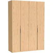 Masseno Drehtürenschrank ANCONA 170/240/58cm 4-türig Eichefarben