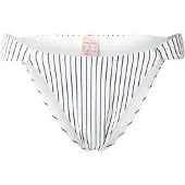 Hunkemoller Highleg Bikinihose Stripes Weiß