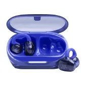 JBL Soundgear Clips Open-Ear-True-Wireless-Kopfhörer, Bluetooth 5.4, IP54, 32 Stunden Akkulaufzeit, 4 Beamforming-Mikrofone, Ghost Blue