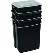 Curver Set de Körbe de Sortierung de 2x10l + 6l Behälter de Müll, Multicolour, einzeln