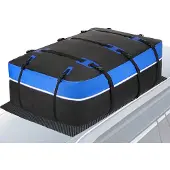 Famanu Dachbox 40 Kubikmeter / 1132 Liter, tragbar, 10 verstärkte Riemen – Schwarz