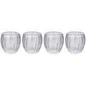 Butlers Trinkglas HOT & COLD 4er-Set in Durchsichtig | Gr.: onesize