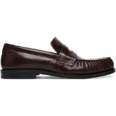 Calvin Klein Slipper Ess Rubber Loafer Wr Pol Lth HM0HM02171 Dunkelbraun