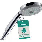 Famanu Handdusche Kompaktformat mit Chromoberfläche - 100 mm Durchmesser