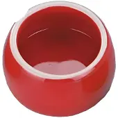 Famanu Futtertrog Keramik rot - 8,5 cm