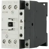 Eaton 277146 Leistungsschütz, 3-polig, 380 V 400 V 11 kW, 1 S, RDC 24: 24 - 27 V DC, Gleichstrombetätigung, Schraubklemmen DILM25-10(RDC24)