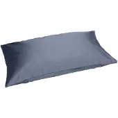 Yumeko Kissenbezug Baumwollsatin 40x80 Blau - Eco, Bio & Fairtrade