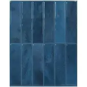 vidaXL Rechteckige Fliese 50 stk. Blau 29 x 23 x 0,08 cm