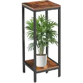 Famanu Pflanzenstandaard 76 cm - 2-lagig, rustikales Braun