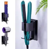 Famanu Halter Wandhalterung für Föhn und Stylingtools - Schwarz