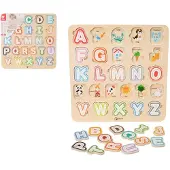 Classic World Holzpuzzle Alphabet - Lernspielzeug 27 Teile