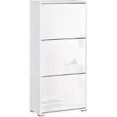 HOMCOM 3 Door Shoe Rack With 6 Shelves Wei?