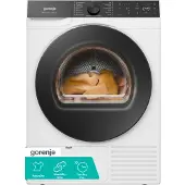 Gorenje G600 DG68C, Freistehend, Frontlader, Wärmepumpe, Weiß, Drehregler, Rechts