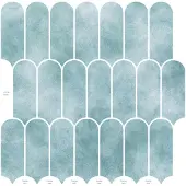 vidaXL Federfliese 10 pcs Grün 30 x 30 cm Polyurethan und PET