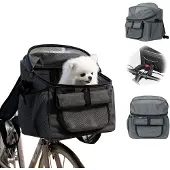 Famanu Faltbare Haustier-Fahrradtasche - Waschbar und ideal für Camping und Outdoor